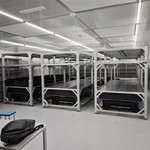 Geschlitzter Aluminiumrahmen